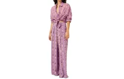 Sessun Hanano Top In Purple  Sessùn Print