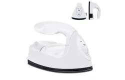 Mini Craft Iron Machine&comma;Black Small Electric Heat Press Iron Portable Handy Travel for Heating Transfer Vinyl Projects&comma;Clothes Shoes Bags Hats-white