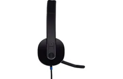Logitech - H540 Wired On-Ear Headset - Black