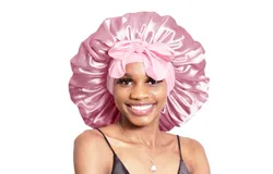 Satin Bonnet Silk Bonnet for Sleeping Hair Bonnet Tie Bonnet for Women with Stretch Band Natural Hair Hot