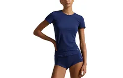 Polo Ralph Lauren Mid Rise Girl Short In Navy