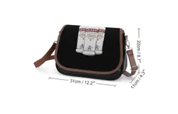 Smirnoff Vodka Alcohol Glass Bottle Vintage Crossbody Bag for Women Medium Leather Hobo Bags Shoulder Bag Classic City Leather Satchels