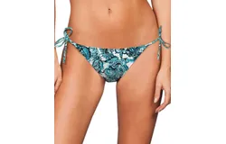 Zali String Bikini Bottom In Peacock Bandana