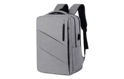 15&period;6 Inch Laptop Backpack&comma; Slim Business Backpack with USB Charging Port&comma; Water Resistant Computer Backpack for Work&sol;Travel&comma; Gray