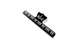 5Core Music Sheet Page Holder Clip Black Durable Plastic Music Score Fixed Clips
