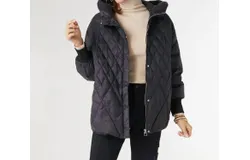 Coco &plus; Carmen Londyn Relaxed Down Quilted Jacket In Black
