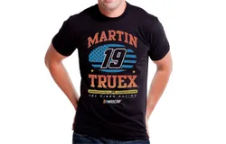 NASCAR Mens Classic Crew Tee - Martin Truex Jr - 7 Black by DelSol for Men - 1 Pc T-Shirt &lpar;M&rpar;