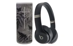 Beats by Dr&period; Dre Beats Solo 4 Wireless On-Ear Headphones &lpar;Matte Black&rpar; &plus; Ultimate Ears BOOM 3 Portable Wireless Bluetooth Speaker &lpar;Jungle Grey&rpar;