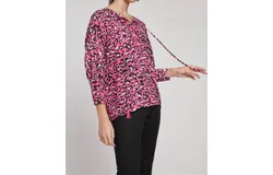 Tyler Boe Cassidy Silk Tie Top In Multi