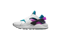 Nike Men&apos;s Air Huarache Sneaker In White&sol;deep Magenta&sol;aquatone