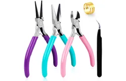 4Pcs Jewelry Pliers Set Jewelry Making Pliers Tools Kit - DIY Craft Jewelry Making Supplies