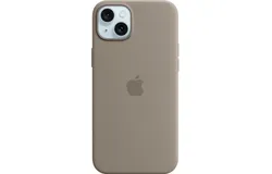 Apple - iPhone 15 Plus Silicone Case with MagSafe - Clay