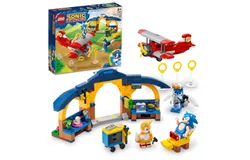 LEGO Sonic The Hedgehog Tails’ Workshop and Tornado Plane 76991 Building Toy Set&comma; Airplane Toy with 4 Sonic Figures and Accessories for Creative Role Play&comma; Gift for 6 Year Olds who Love Gaming