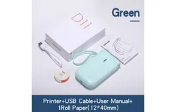 d11 Household self-adhesive thermal label machine Handheld portable mobile phone Bluetooth mini label printer