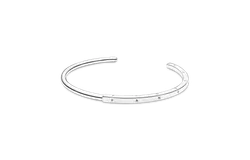 Pulsera Rígido I-D Pandora Signature Original Joyería Fina 599493C00 &vert; Diseño Rígido Elegante &vert; Joyería De Lujo Para Mujer &vert; Ideal Para Regalo Elegante &vert; Compatible Con Charms Pandora