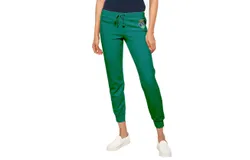 Juicy Couture Women&apos;s Hatbox Laurex Crest Velour Zuma Pants S In Green