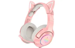 ONIKUMA K9 cat ear girl headset headset wired gaming gaming headset
