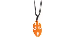 Color-Changing Necklace - Tribal Flame - White To Orange by DelSol for Women - 1 Pc Necklace