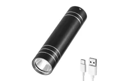 Mini Flashlight USB Rechargeable Super Bright LED Flashlight Torch Light for Outdoor Camping Reading Dog Walking