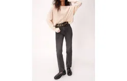 Project Social T Ramina Seamed Textured Longsleeve Top In Ginger Root