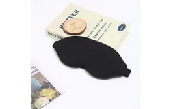 MZOO Luxury Sleep Mask for Back and Side Sleeper&comma; 100&percnt; Block Out Light Sleeping Eye Mask for Women Men&comma; Zero Eye Pressure 3D Contoured Night Blindfold&comma; Breathable & Soft Eye Shade Cover