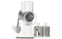Hand-cranked multifunctional vegetable cutter for chopping&comma; slicing and grating kitchen gadgets vegetable cutting artifact-white
