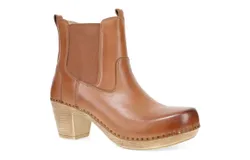 Dansko Women&apos;s Shayna Calf Boots In Luggage Burnished