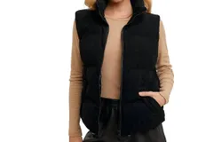 Bluivy Cabin Fever Cord Vest In Black