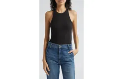 Atm Racerback Tank Top In Black