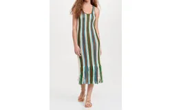 Mother Benefits Dress In Bran