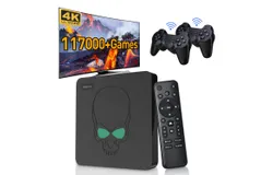 Kinhank Super Console X King&comma;Retro Game Console-Super console King 128GB&comma;2Gamepads&plus;Keybord