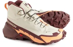 Salomon Salomon Women&apos;s Cross Hika Mid Gore-Tex Hiking Boots In Alfalfa&sol;cantaloupe