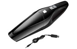 Handheld Car Vacuum Cleaner&comma; Cordless Rechargeable Mini Big Suction Vacuum Cleaner with 2 Nozzles &lpar;Black&rpar;