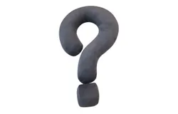 Question mark neck pillow pillow creative question mark pillow sofa living room cushion office-gray