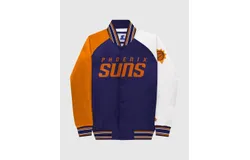 Starter Youth Phoenix Suns Varsity Satin Full-Snap Jacket In Purple