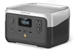 EcoFlow River 2 Power Station 600W Max 256Wh LiFePO4 Portable Solar Generator