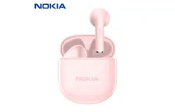 NOKIA E3110 True Wireless BT Headphone Semi-in-ear Sport Music Earbuds BT5&period;1 Chip Smart Touch Control Long Endurance Time Pink