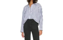 Xirena Morgan Shirt In Twilight Stripe