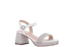 Nina Kid&apos;s Marysol Open Toe Sandal In White