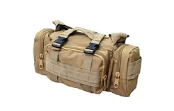 Fishing Bag Fishing Tackle Bag with Rod Holder Water-Resistant Waist Fishing Bag Fishing Gear Bag for Outdoor