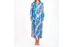 V De Vinster Sukka Long Dress In Blue