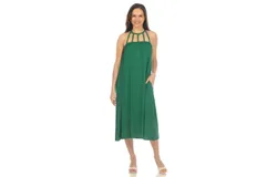Women&apos;s Braided Strap Midi Dress