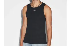 Ksubi Debut Singlet Top In Black