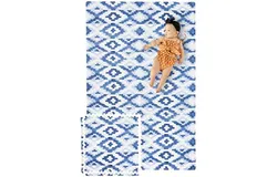Stylish Extra Large Soft Baby Play Mat&period; Soft&comma; Thick&comma; Non-Toxic Foam playmat Covers 6 ft x 4 ft&period; Expandable Interlocking Floor Tiles Toddlers and Kids Playmat Tummy Time Mat