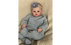 SMZGLANG Muñecas Reborn Niña - Bebe Reborn Realista Cuerpo Completo Silicona 48CM&comma; Bebé Reborn Realista Cuerpo Silicona&comma; Bebe Reborn Ultra Realista Niño &lpar;NO BOX&rpar;