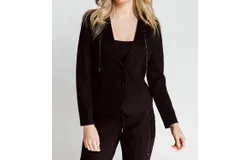 Zhrill Darcia Techno Blazer In Black