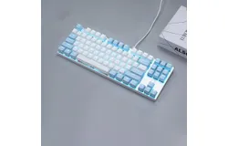 Mechanical keyboard game wired wireless bluetooth black switch 87 keys
