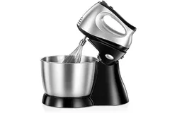 Stand Mixer&comma; 3QT 5&plus;P Speed Tilt Head Food Mixer&comma; Kitchen Electric Mixer with Dough Hook&comma; Wire Whip & Beater Stainless Steel Bowl