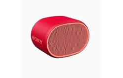 Sony SRS-XB01 Compact Portable Bluetooth Speaker&colon; Loud Portable Party Speaker - Built in Mic for Phone Calls Bluetooth Speakers - Red