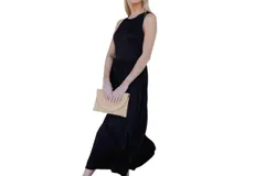 Savraé Elena Midi Dress In Black